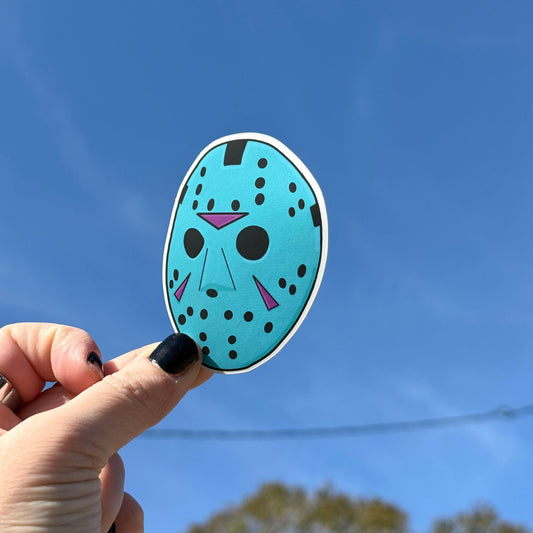 NES Friday the 13th Vinyl Sticker | Retro Horror Sticker