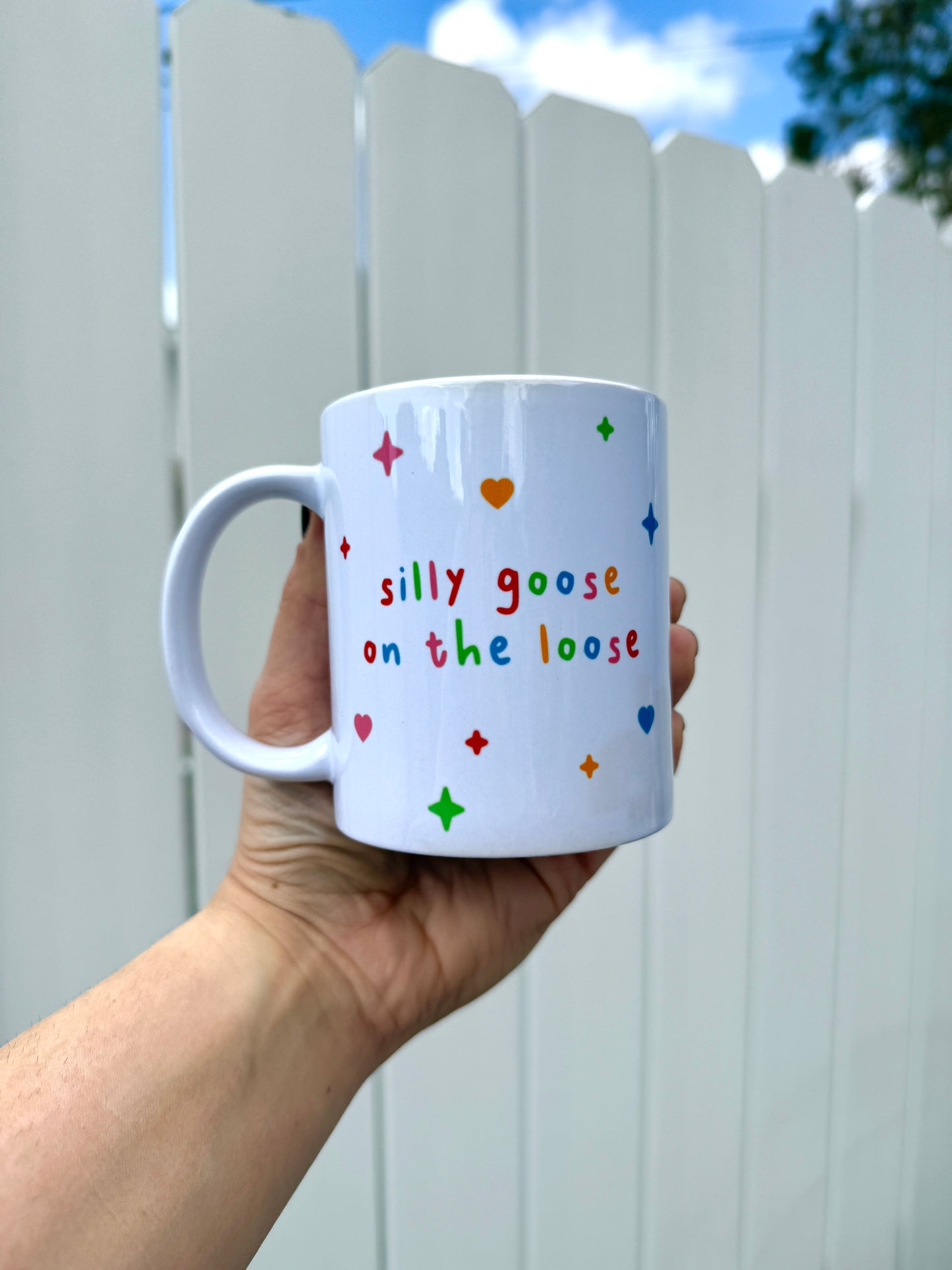 Silly Goose Mug- Cute Kawaii Aesthetic Coffee Mug